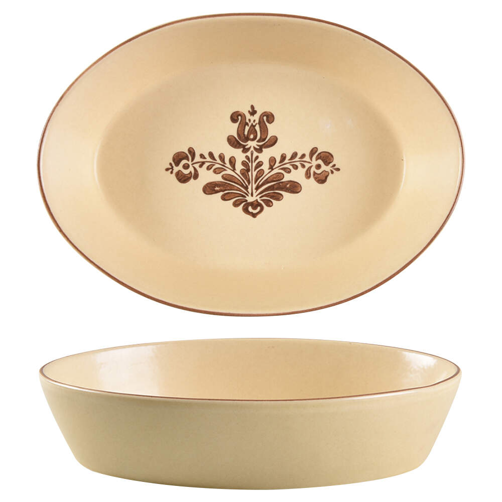 Village (Made in USA) 10" Oval Baker by Pfaltzgraff-1
