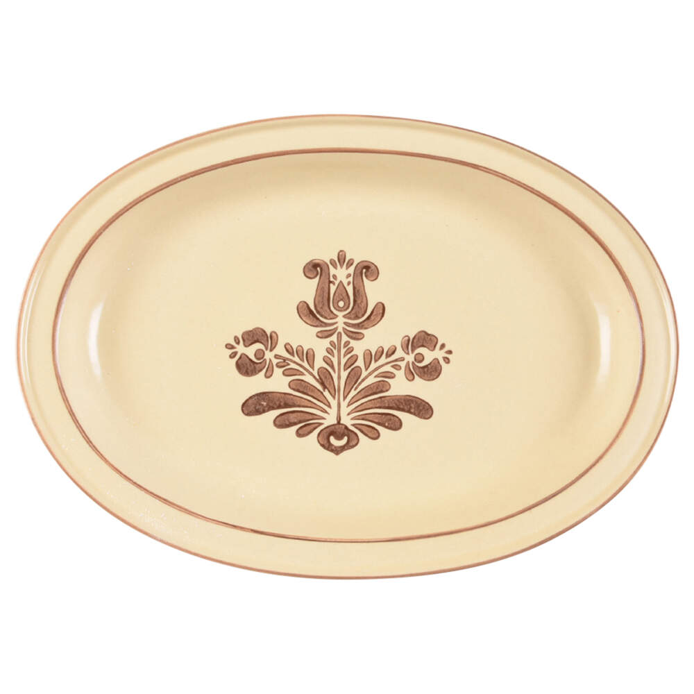 Village (Made in USA) 14" Oval Serving Platter by Pfaltzgraff-1