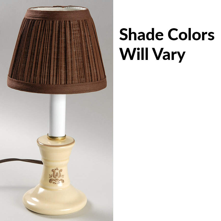 Village (Made in USA) Candle Lamp & Shade by Pfaltzgraff-1