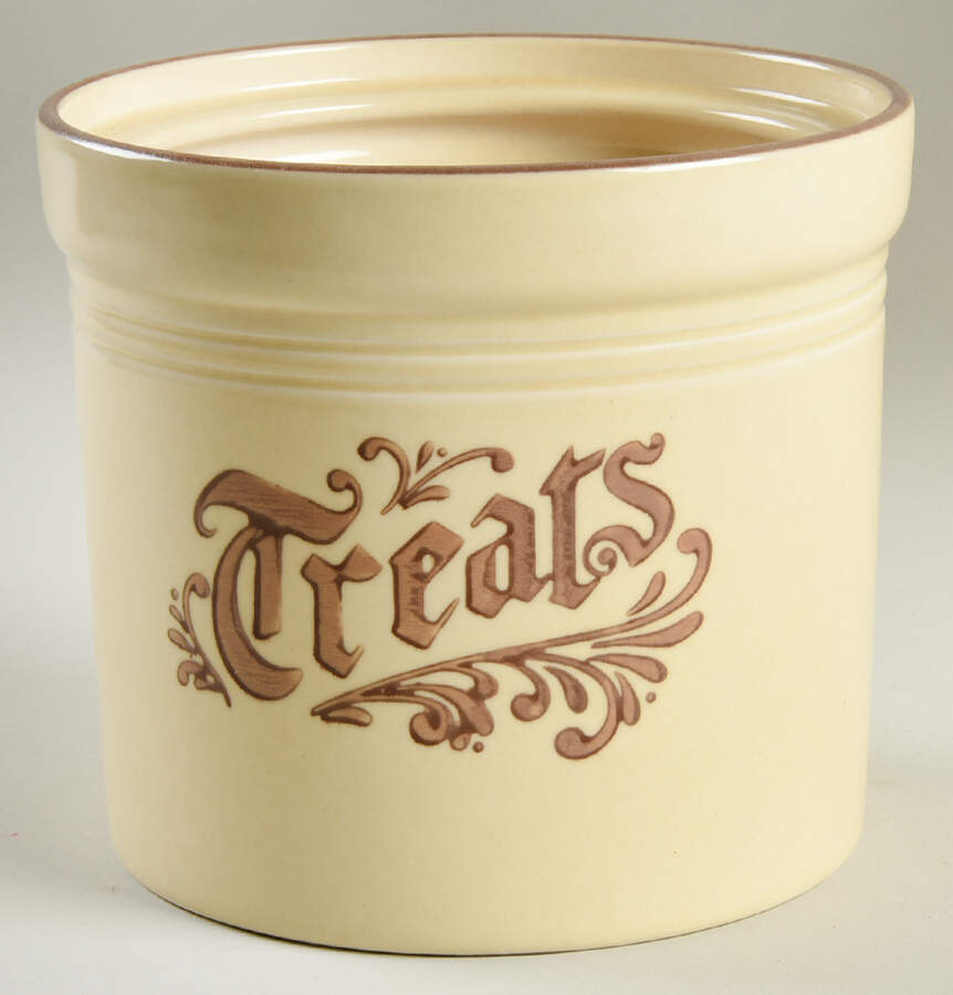 Village (Made in USA) Treat Jar No Lid by Pfaltzgraff-1
