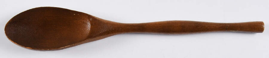 Village (Made in USA) Salad Serving Spoon with Wood Bowl by Pfaltzgraff-1