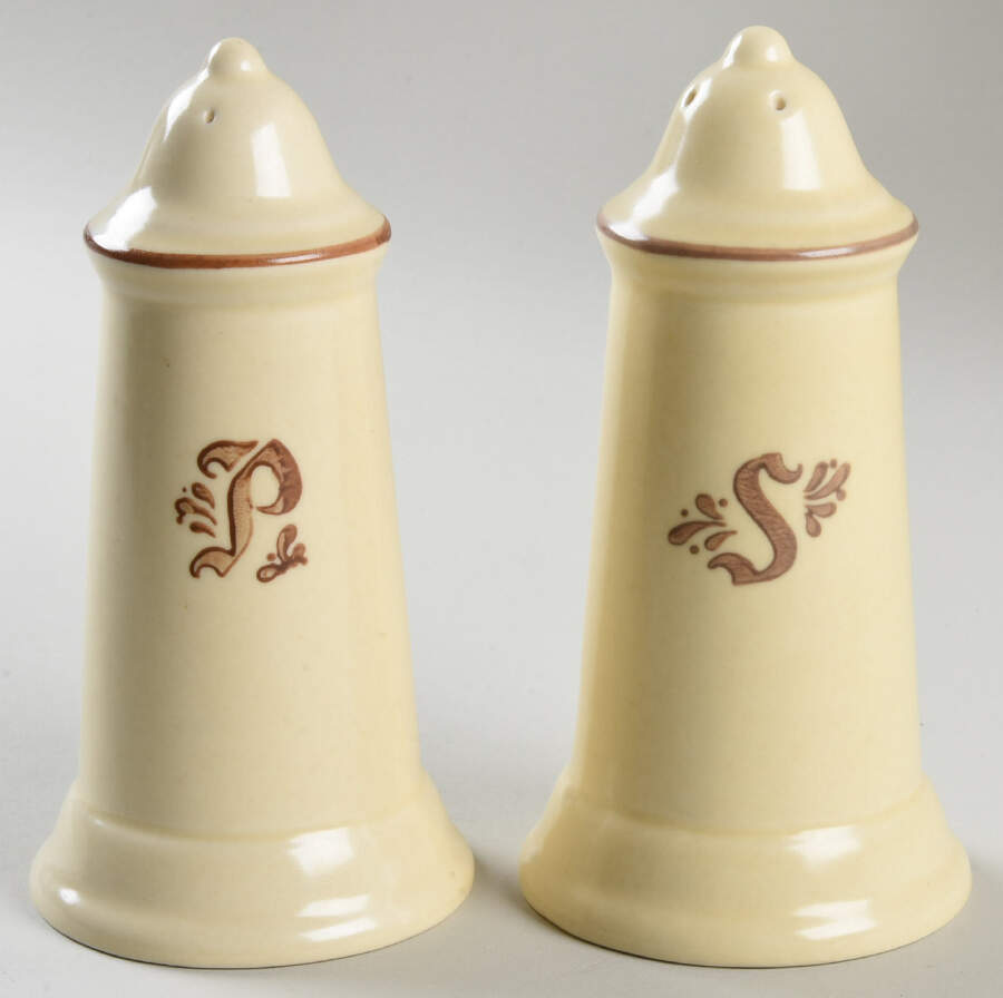 Village (Made in USA) Salt & Pepper Set by Pfaltzgraff-1