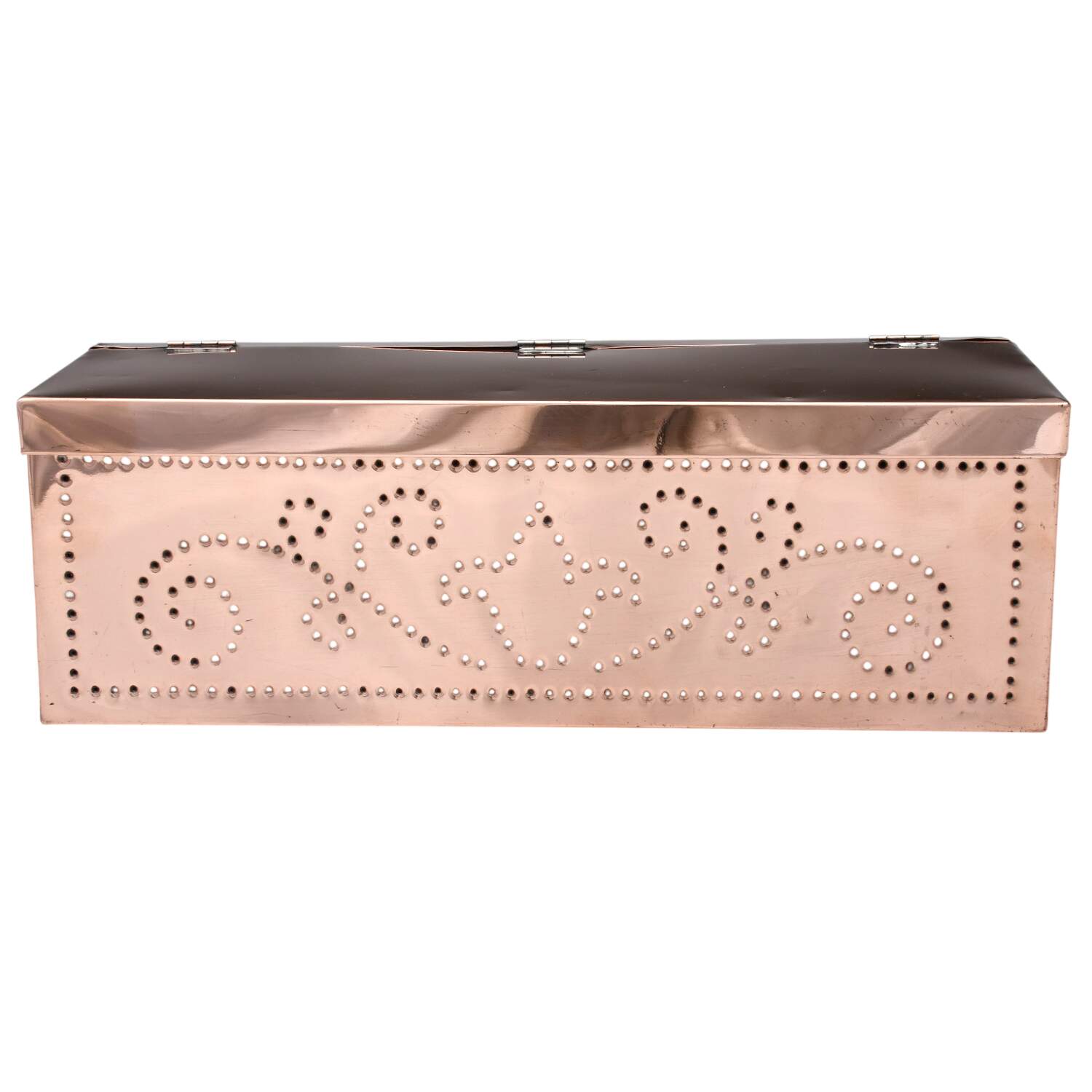 Village (Made in USA) Copper Candlebox by Pfaltzgraff-1