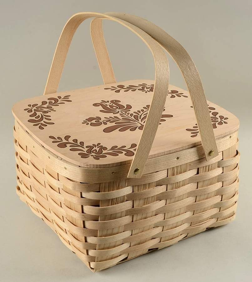 Village (Made in USA) Picnic Basket by Pfaltzgraff-1