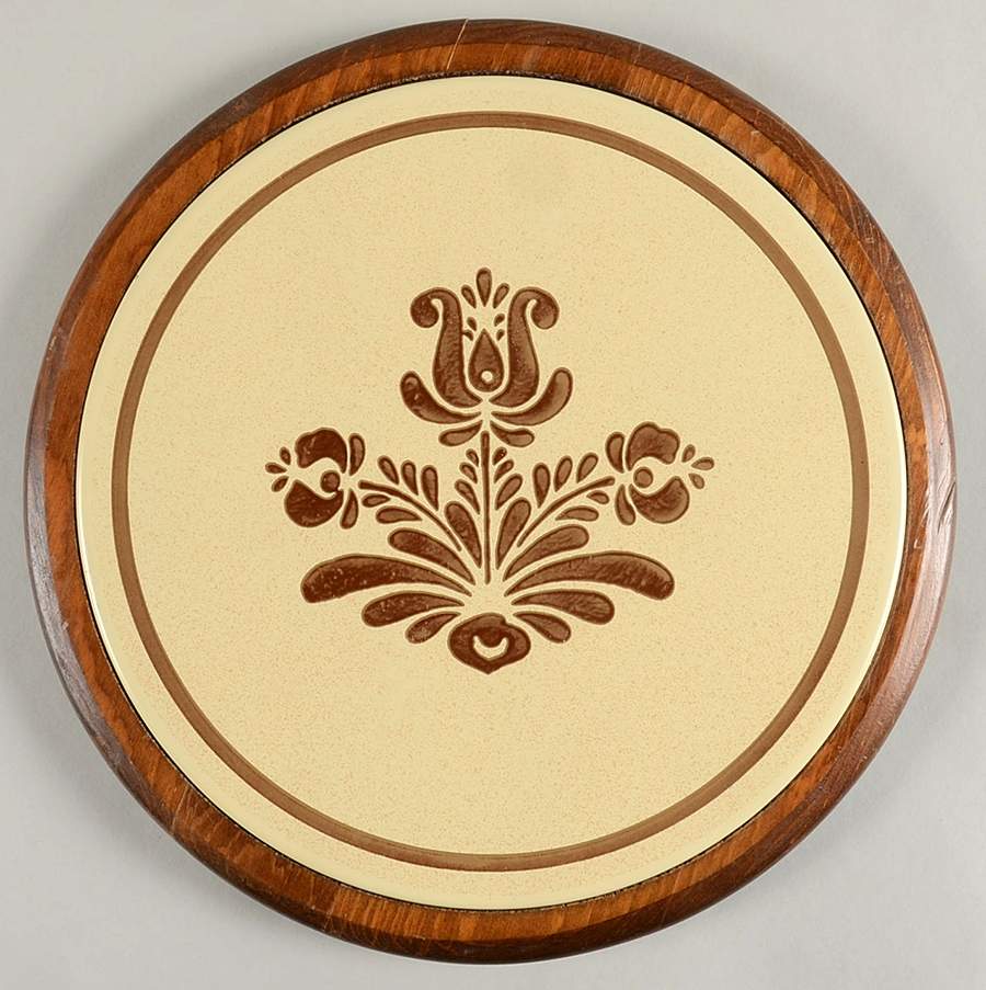 Village (Made in USA) Wood Cheese Tray/Board by Pfaltzgraff-1