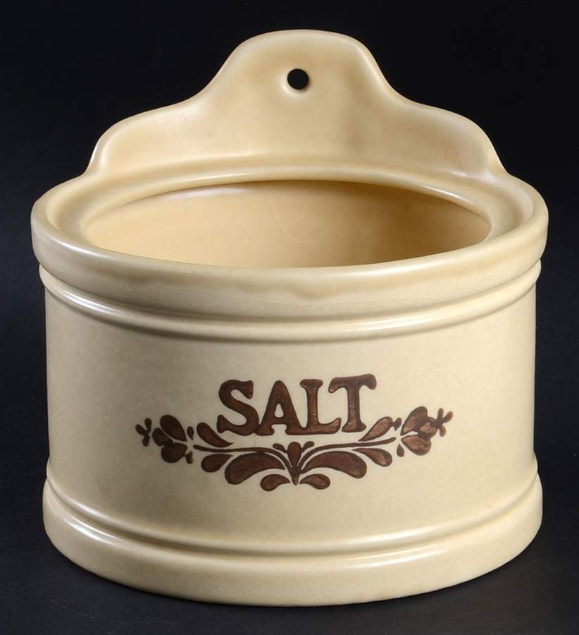 Village (Made in USA) Salt Box No Lid by Pfaltzgraff-1