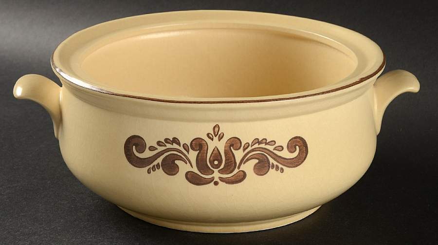 Village (Made in USA) 2.5 Qt Round Casserole No Lid by Pfaltzgraff-1