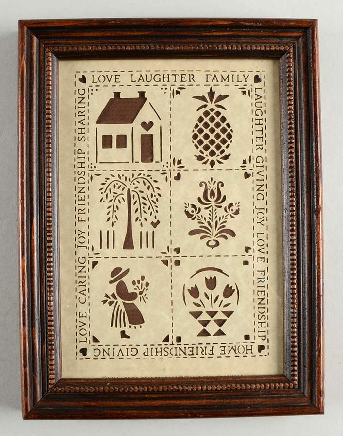 Village (Made in USA) 8" X 6" Picture Aka Framed Art by Pfaltzgraff-1