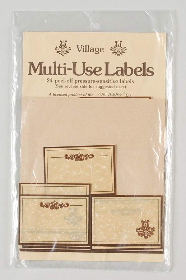 Village (Made in USA) Peel & Stick Multi Use Labels (Pack) by Pfaltzgraff-1