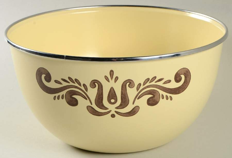 Village (Made in USA) 8" Metal Bowl by Pfaltzgraff-1