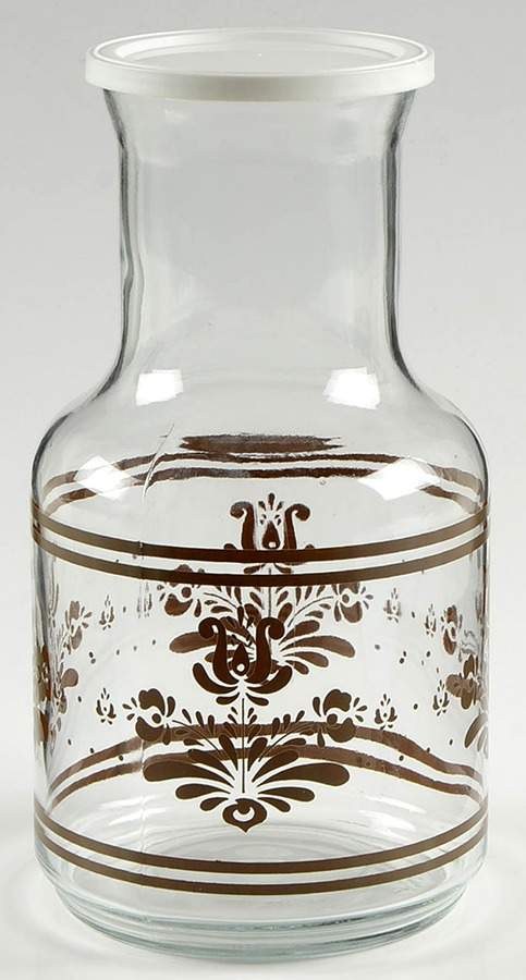 Village (Made in USA) Glassware Carafe with Lid by Pfaltzgraff-1