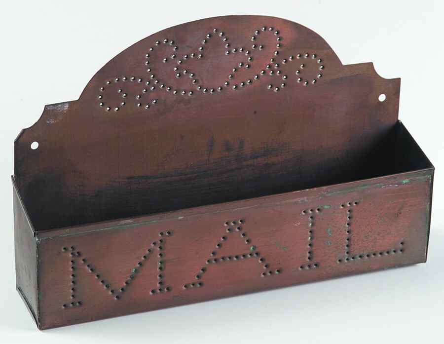 Village (Made in USA) Copper Mail Holder by Pfaltzgraff-1