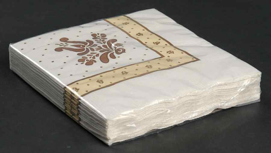 Village (Made in USA) Package of Paper Beverage Napkins by Pfaltzgraff-1