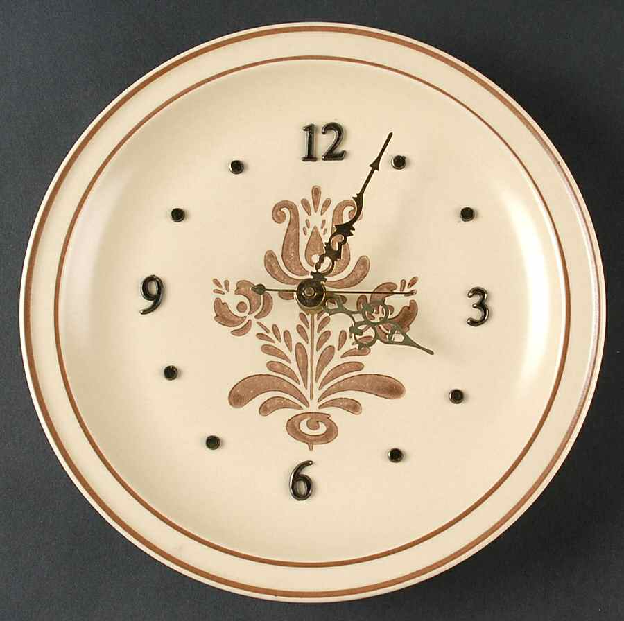 Village (Made in USA) Clock Plate by Pfaltzgraff-1