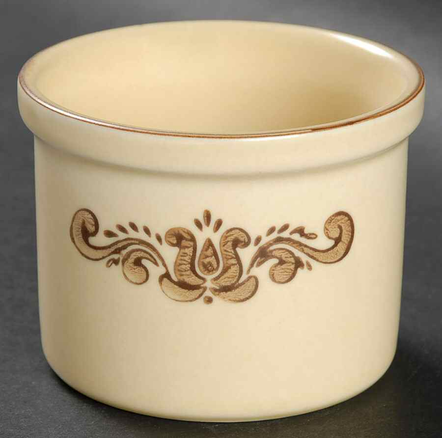 Village (Made in USA) Open Cheese Crock by Pfaltzgraff-1