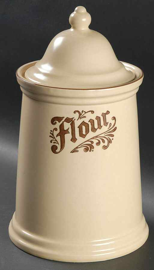 Village (Made in USA) Flour Canister & Lid by Pfaltzgraff-1