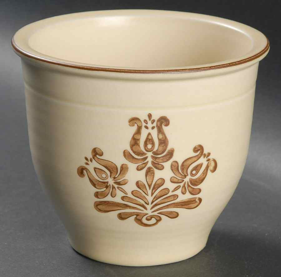 Village (Made in USA) 4" Flower Pot by Pfaltzgraff-1
