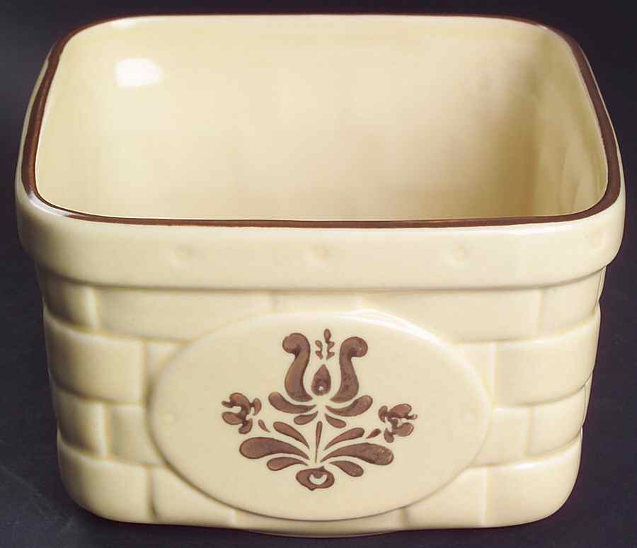 Village (Made in USA) Square Basket by Pfaltzgraff-1