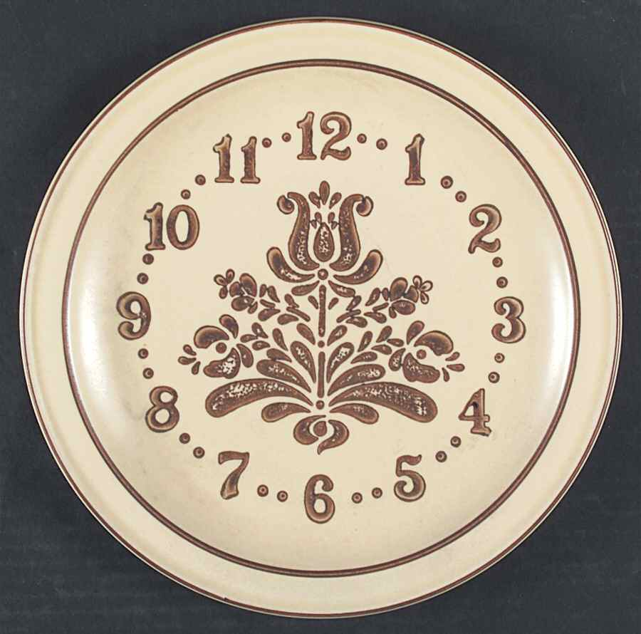 Village (Made in USA) Clock Plate by Pfaltzgraff-1