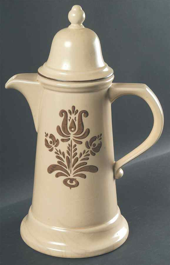 Village (Made in USA) Coffee Pot & Lid by Pfaltzgraff-1