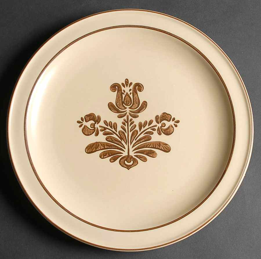 Village (Made in USA) 12" Chop Plate (Round Platter) by Pfaltzgraff-1