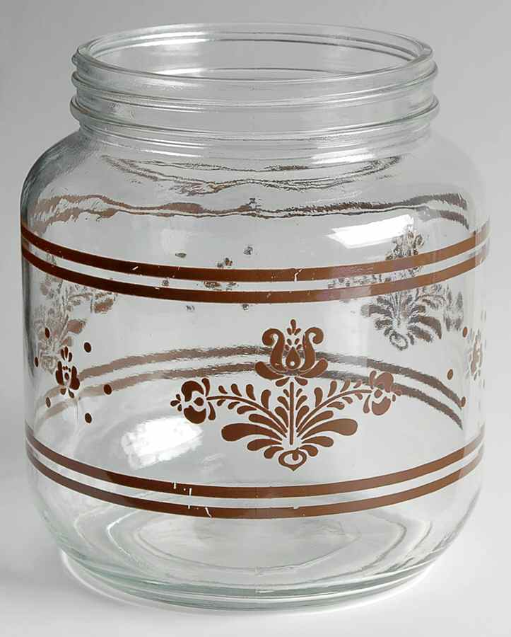 Village (Made in USA) Small Glassware Storage Jar No Lid by Pfaltzgraff-1