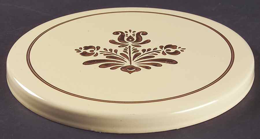 Village (Made in USA) 8" Steel Individual Stove Cover by Pfaltzgraff-1