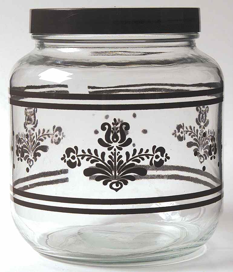 Village (Made in USA) 6" Storage Jar & Lid by Pfaltzgraff-1