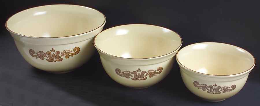 Village (Made in USA) (3 Piece) Mixing Bowl Set by Pfaltzgraff-1