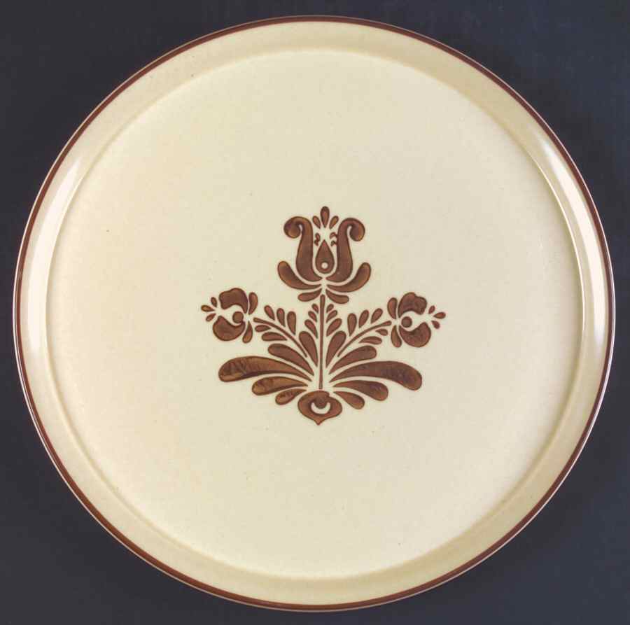 Village (Made in USA) 12" Round Platter by Pfaltzgraff-1