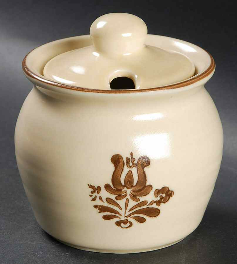 Village (Made in USA) Jam/Jelly & Lid by Pfaltzgraff-1