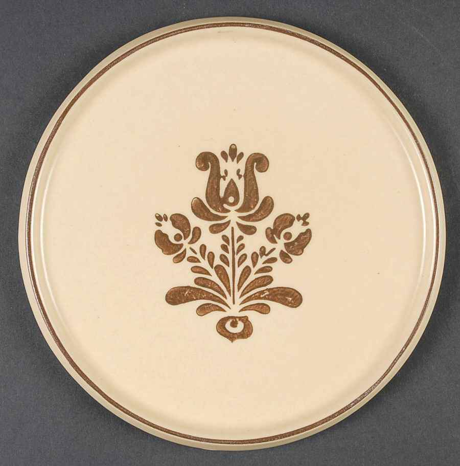 Village (Made in USA) Round Cheese Dish No Lid by Pfaltzgraff-1