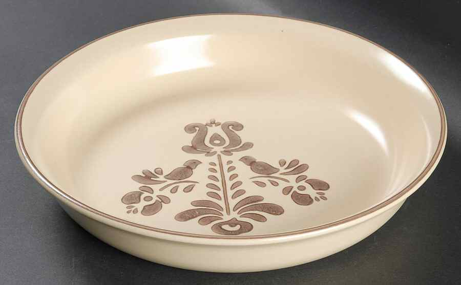 Village (Made in USA) Deep Pie Serving Plate by Pfaltzgraff-1