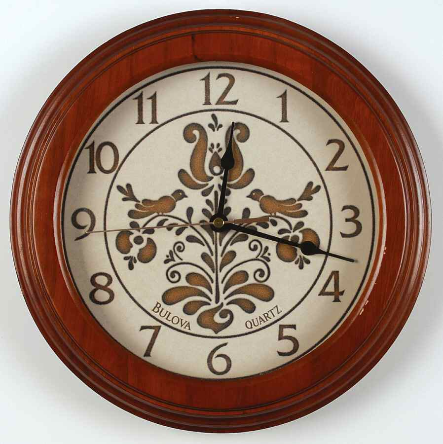 Village (Made in USA) Hanging Wall Clock by Pfaltzgraff-1