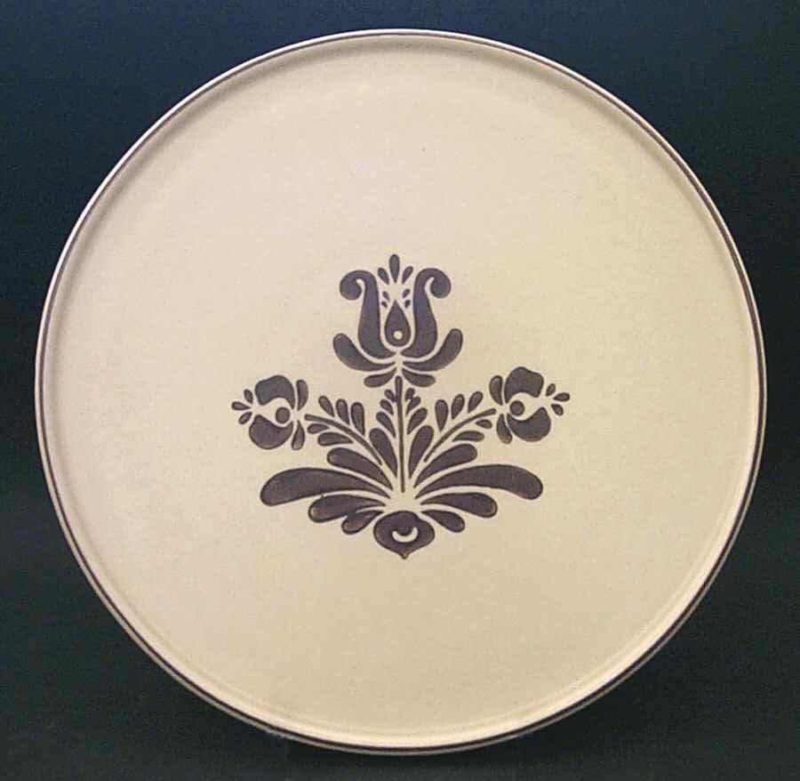 Village (Made in USA) Cake Plate by Pfaltzgraff-1