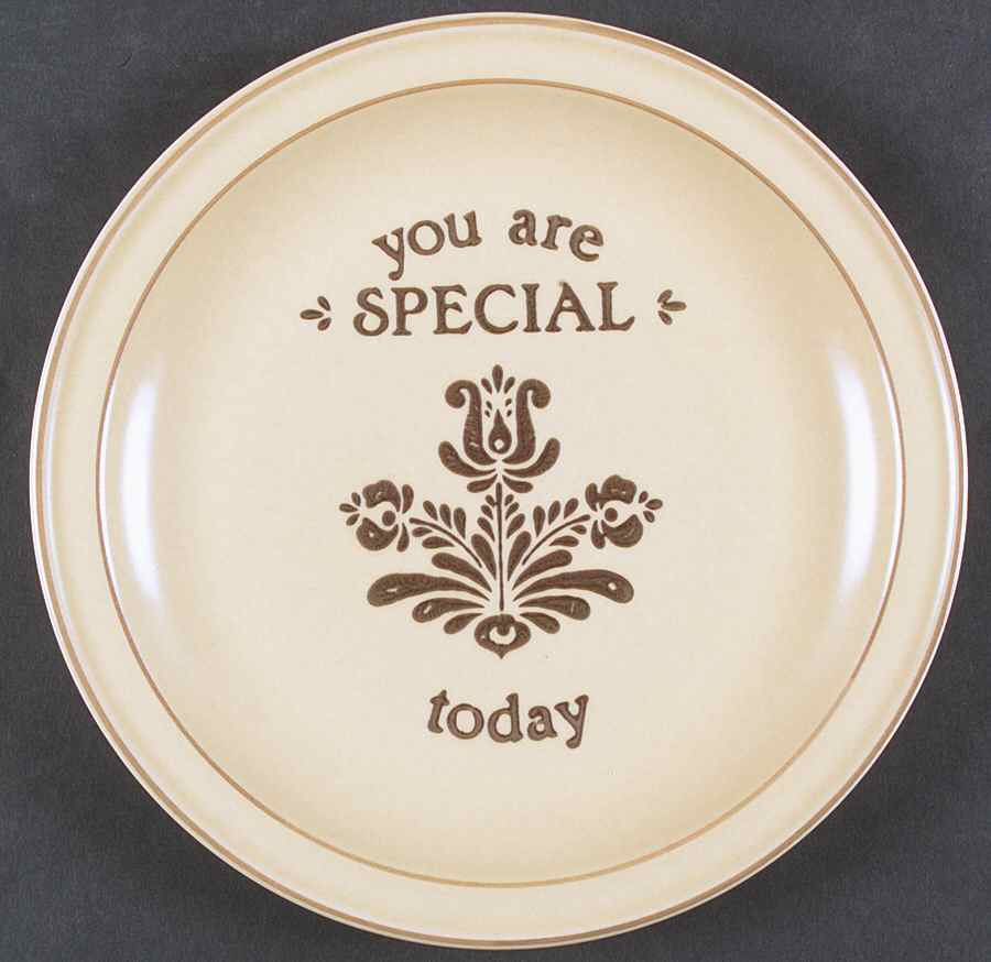 Village (Made in USA) "You Are Special" Dinner Plate by Pfaltzgraff-1