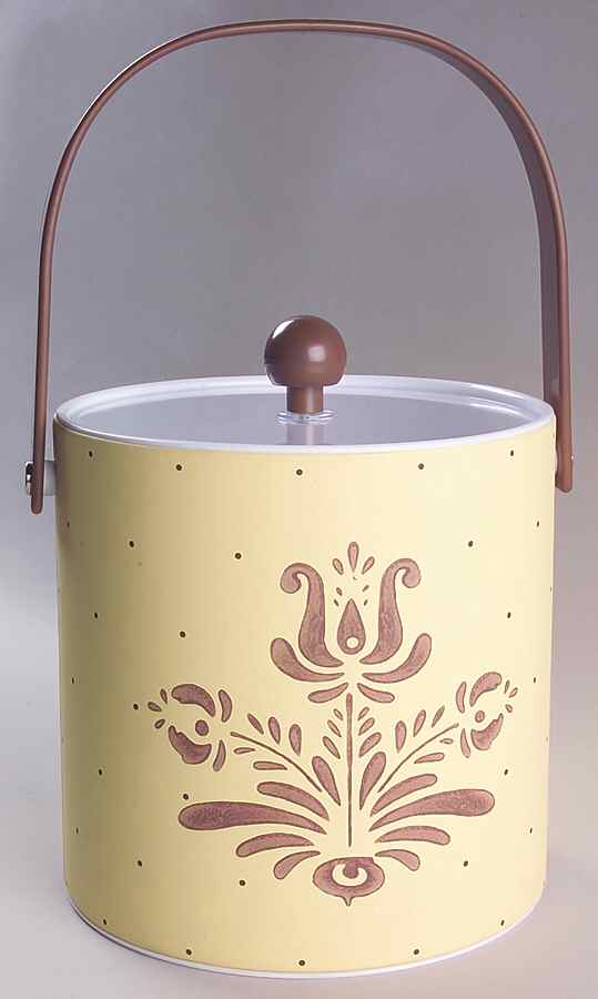 Village (Made in USA) Plastic Ice Bucket & Lid by Pfaltzgraff-1