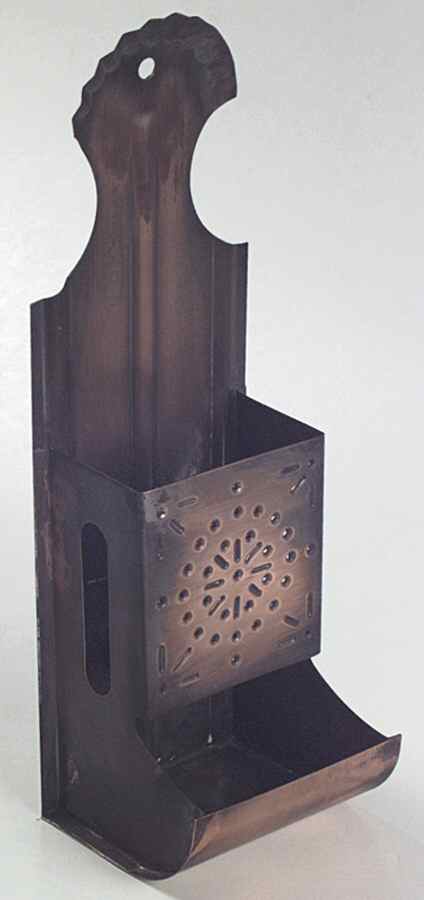 Village (Made in USA) Copper Match Holder by Pfaltzgraff-1