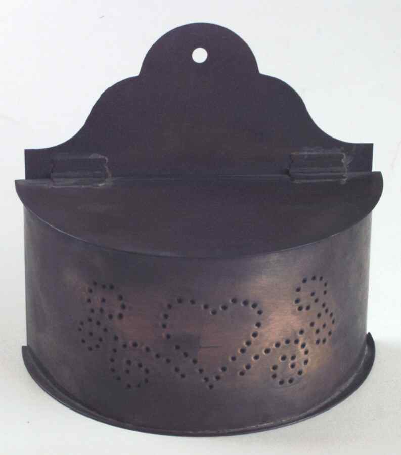 Village (Made in USA) Copper Half Round Box by Pfaltzgraff-1