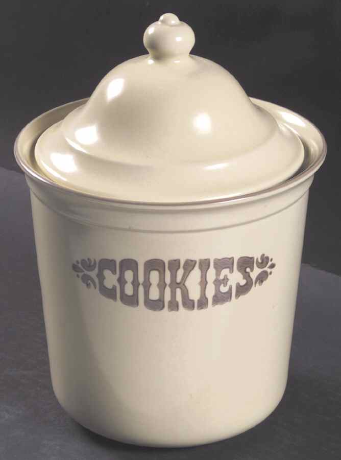 Village (Made in USA) Cookie Jar & Lid by Pfaltzgraff-1