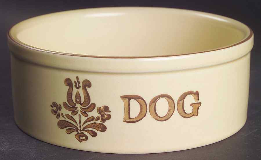 Village (Made in USA) Dog Bowl by Pfaltzgraff-1