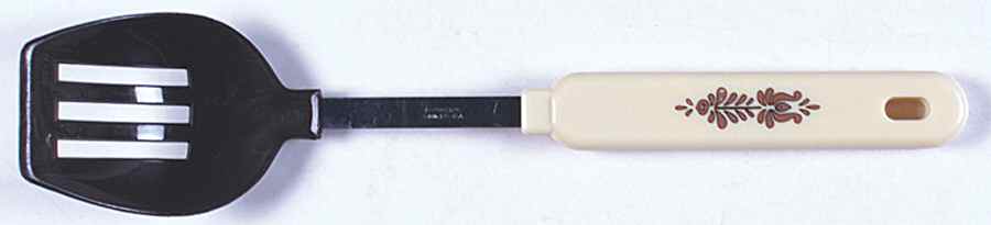 Village (Made in USA) Slotted Nylon Serving Spoon by Pfaltzgraff-1