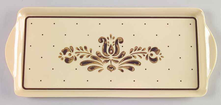 Village (Made in USA) 15" Melamine Sandwich Tray by Pfaltzgraff-1