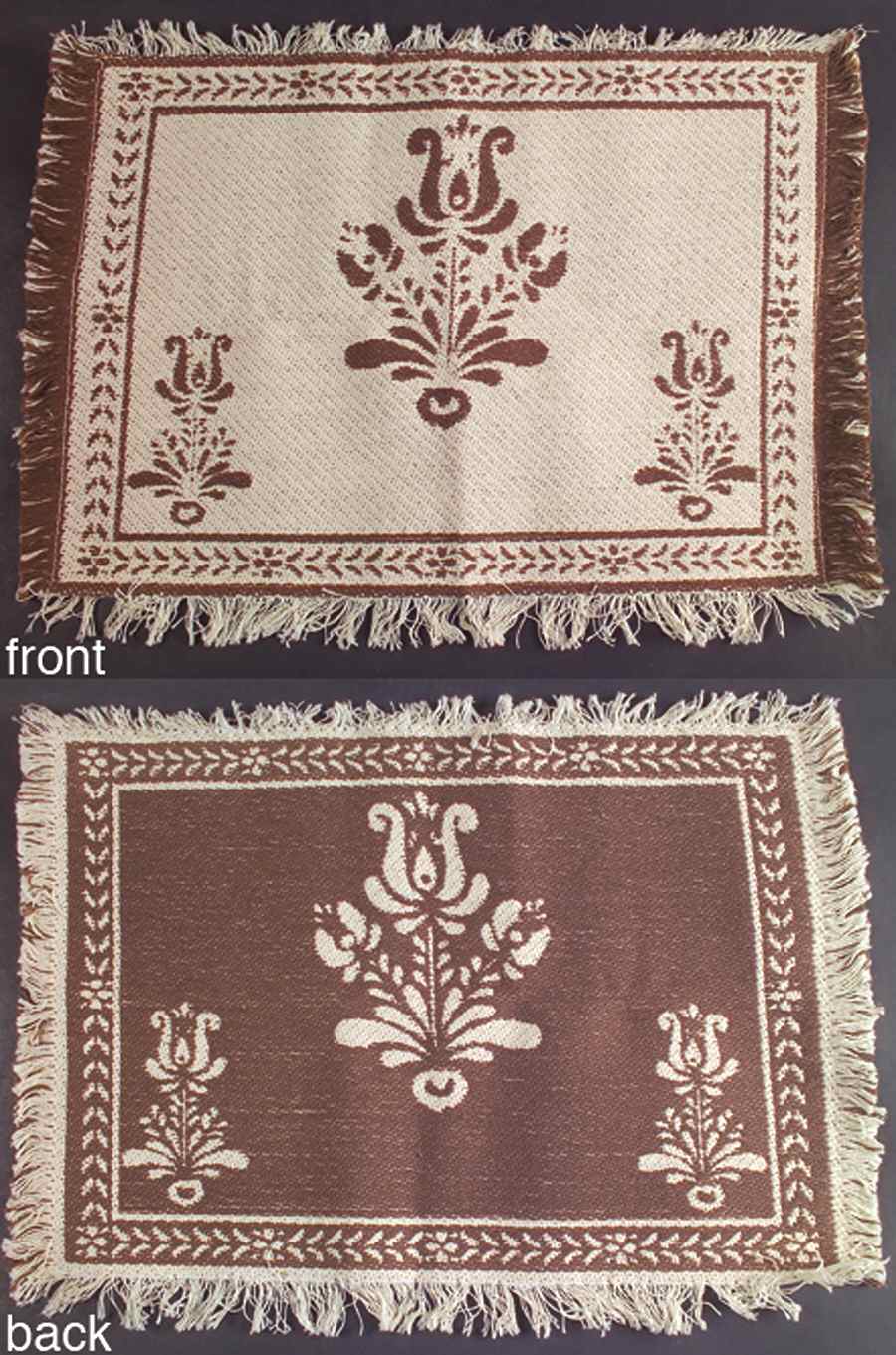 Village (Made in USA) Reversible Cloth Placemat by Pfaltzgraff-1