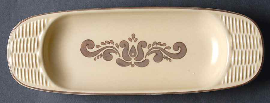 Village (Made in USA) Oblong Basketweave Tray by Pfaltzgraff-1