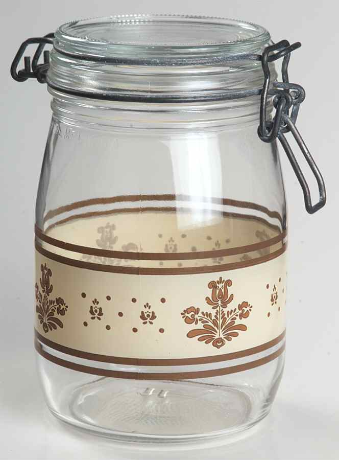 Village (Made in USA) 6" Storage Jar & Lid by Pfaltzgraff-1