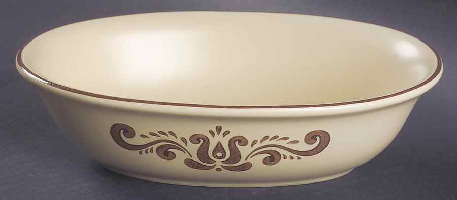 Village (Made in USA) 8" Oval Vegetable Bowl by Pfaltzgraff-1