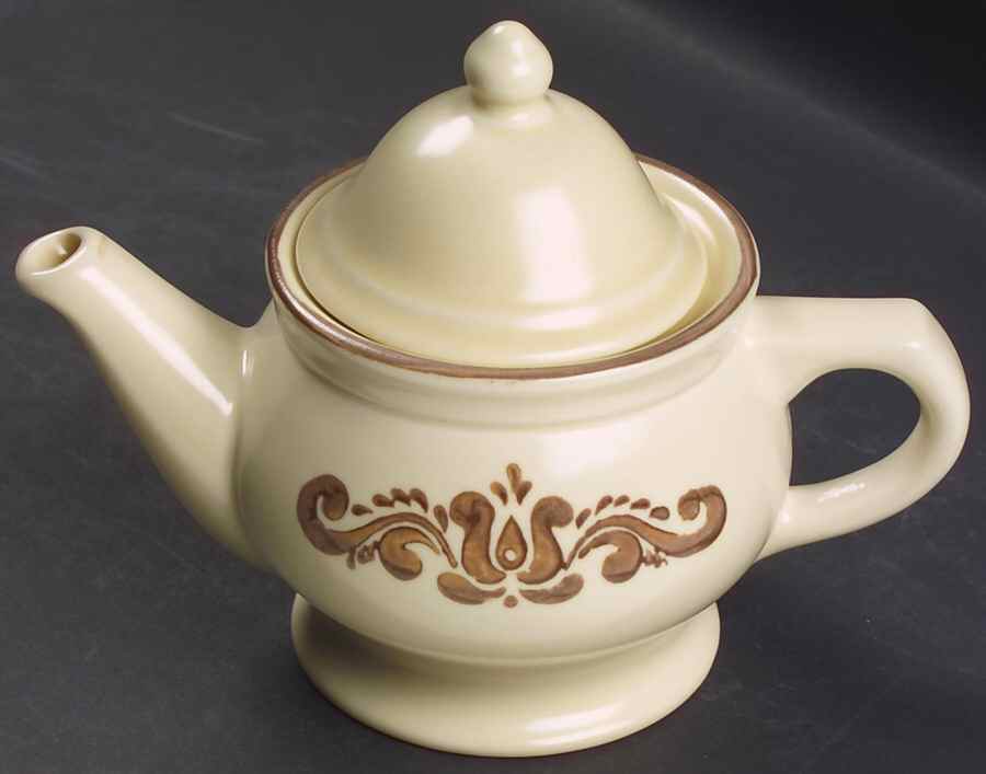 Village (Made in USA) Special Edition Individual Teapot & Lid by Pfaltzgraff-1