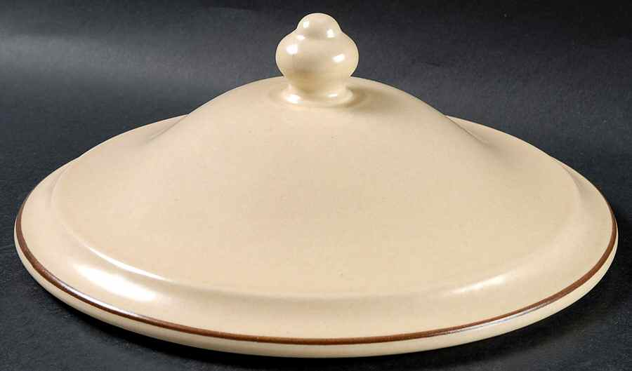 Village (Made in USA) Casserole-China W/Lid &Metal Stand-Lid by Pfaltzgraff-1