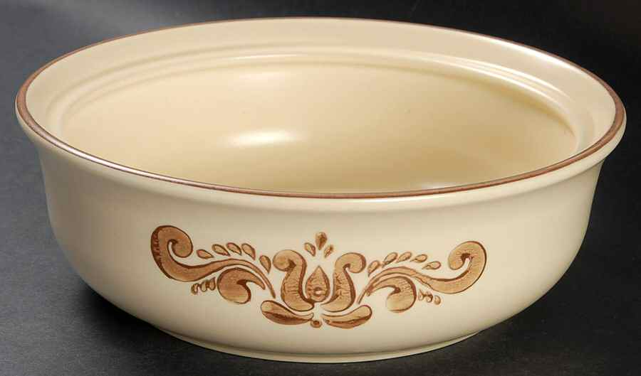 Village (Made in USA) 1 Qt Round Casserole No Lid by Pfaltzgraff-1